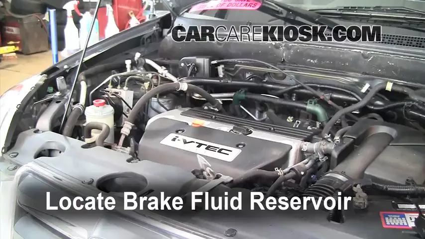 2006 Honda CR-V SE 2.4L 4 Cyl. Brake Fluid Check Fluid Level